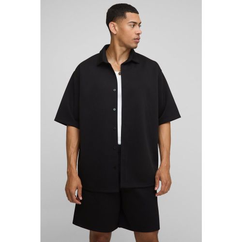 Ensemble oversize avec chemise et short - S - Boohooman - Modalova