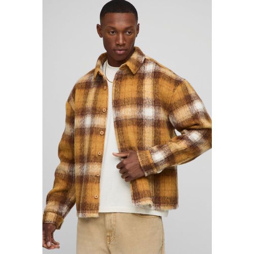 Surchemise oversize à carreaux - S - Boohooman - Modalova