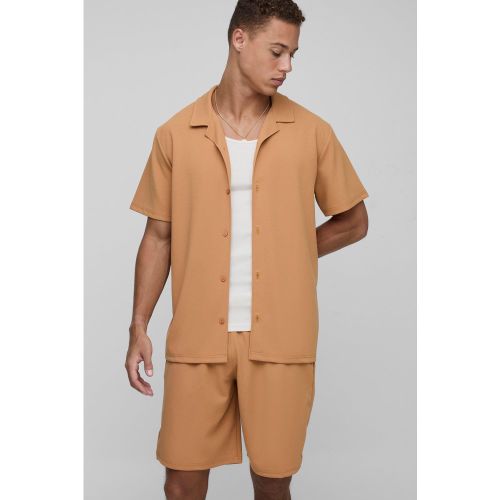 Tall - Ensemble avec chemise et short - 2XL - Boohooman - Modalova