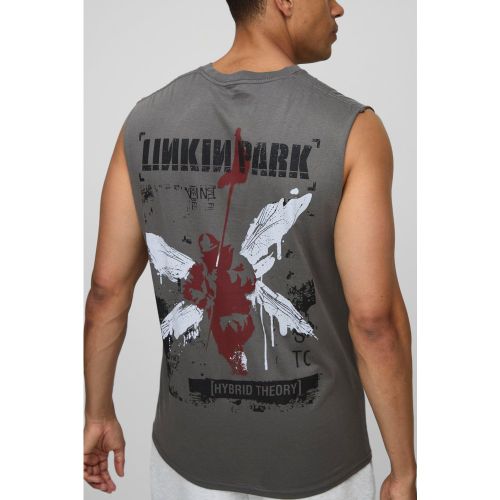 Débardeur droit à imprimé Linkin Park homme - S - Boohooman - Modalova