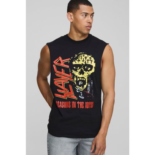 Débardeur droit à imprimé Slayer homme - S - Boohooman - Modalova