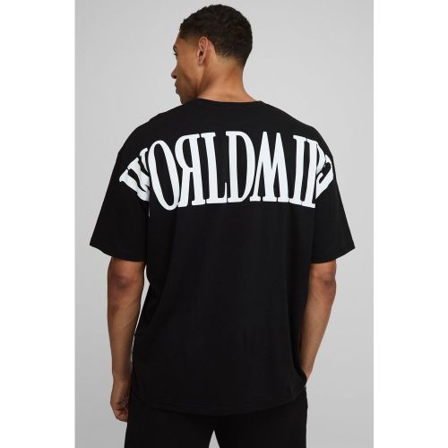 T-shirt oversize à coutures apparentes - S - Boohooman - Modalova