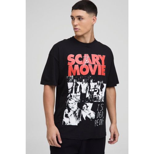 T-shirt oversize imprimé à imprimé Scary Movie - S - Boohooman - Modalova
