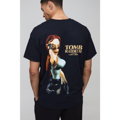 T-shirt à imprimé Tomb Raider Lara Croft - S - Boohooman - Modalova