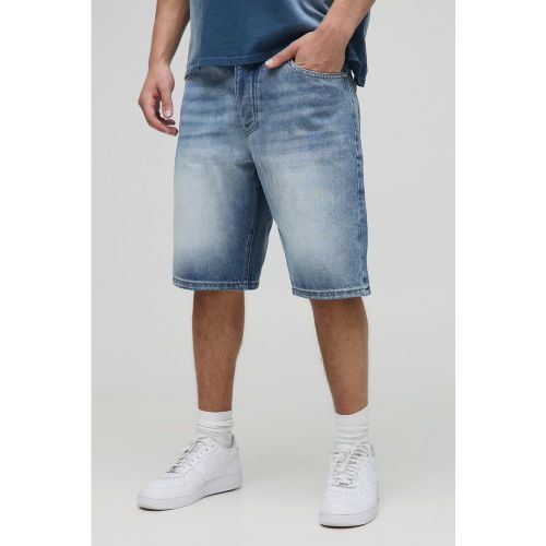 Short large délavé en jean - 28 - Boohooman - Modalova