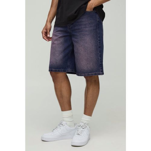 Bermuda droit en jean - 28 - Boohooman - Modalova