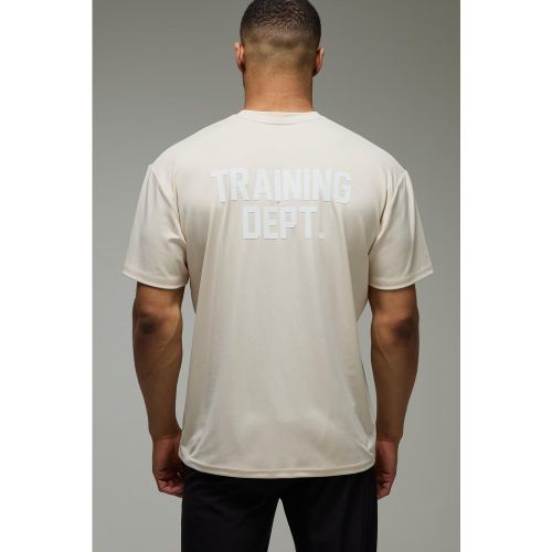 T-shirt de sport oversize à slogan - MAN Active homme - L - Boohooman - Modalova
