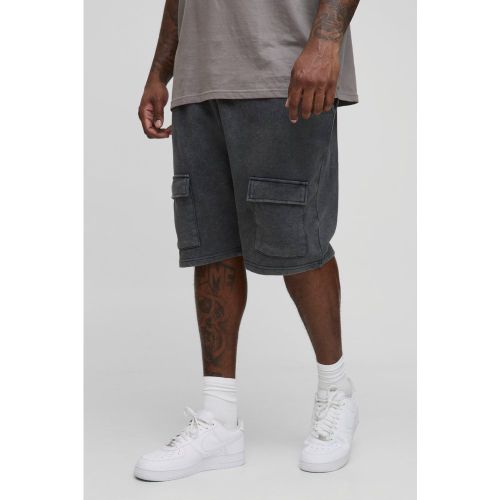 Grande taille - Short cargo large en jersey - 2XL - Boohooman - Modalova