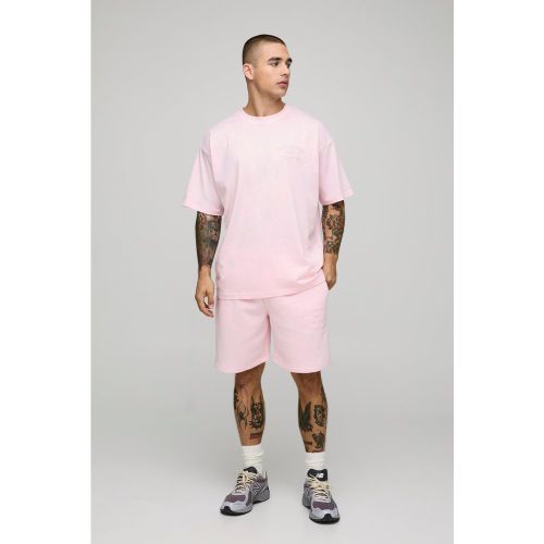 Ensemble oversize à slogan - S - Boohooman - Modalova