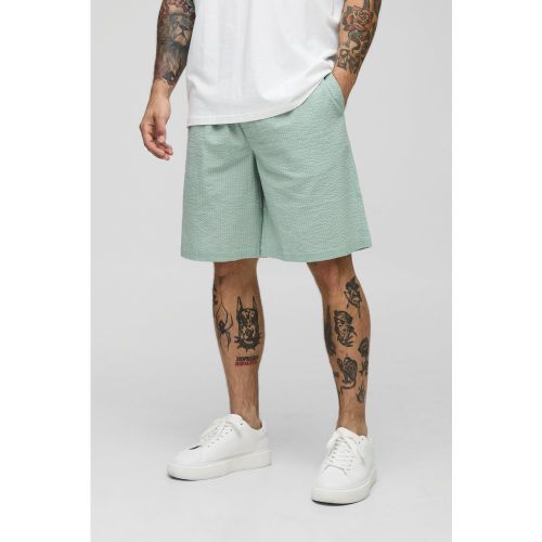 Short baggy en tissu crêpe - S - Boohooman - Modalova