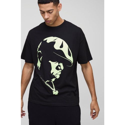 T-shirt oversize imprimé Biggie - S - Boohooman - Modalova