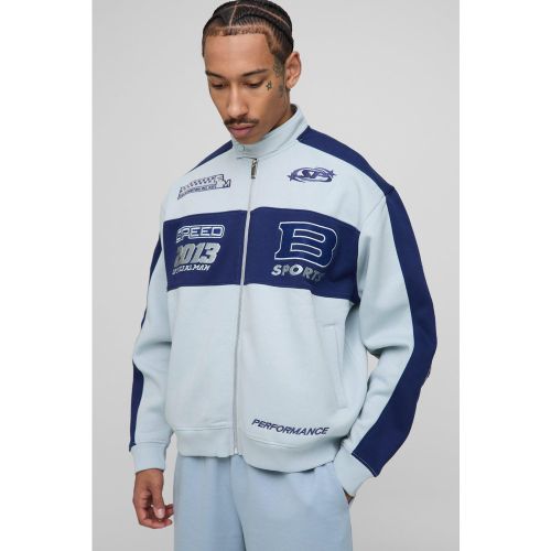 Bomber oversize en jersey homme - S - Boohooman - Modalova