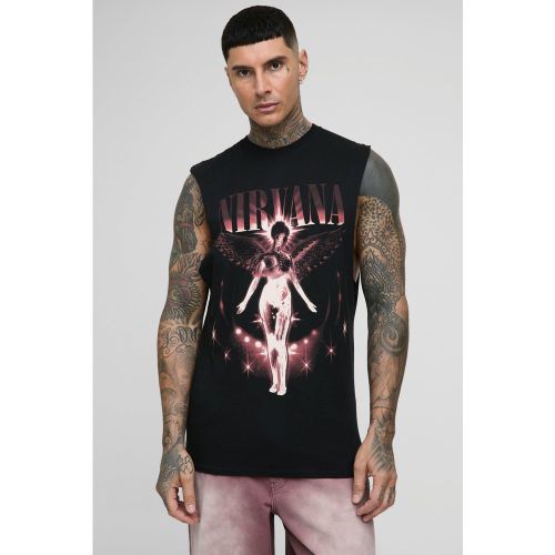 Tall - Débardeur à imprimé Nirvana homme - 2XL - Boohooman - Modalova