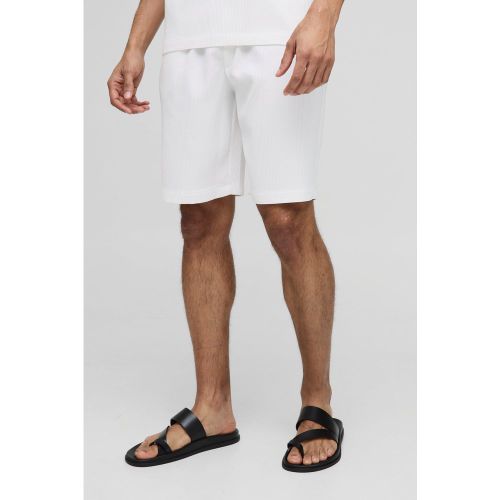Short large plissé élastiqué - S - Boohooman - Modalova