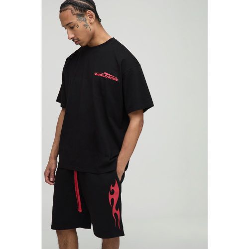 Ensemble oversize à imprimé Worldwide - S - Boohooman - Modalova