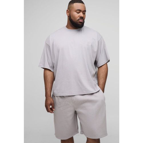 Grande taille - Ensemble oversize à coutures contrastantes - Official - 2XL - Boohooman - Modalova