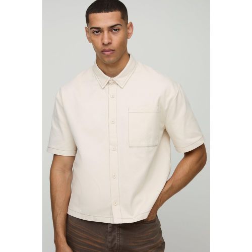 Chemise oversize à coutures contrastantes - S - Boohooman - Modalova