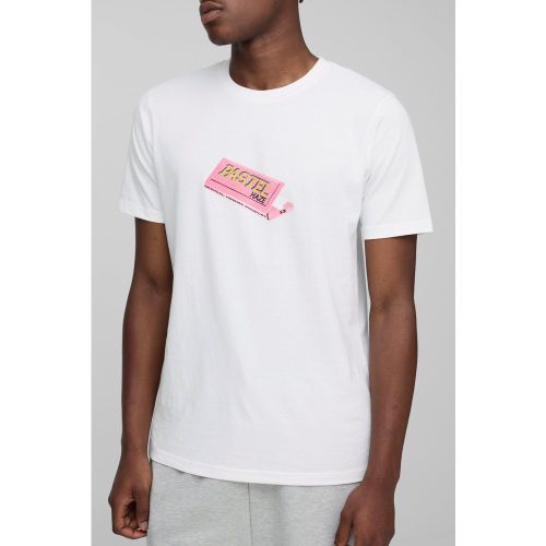 T-shirt cintré imprimé - S - Boohooman - Modalova