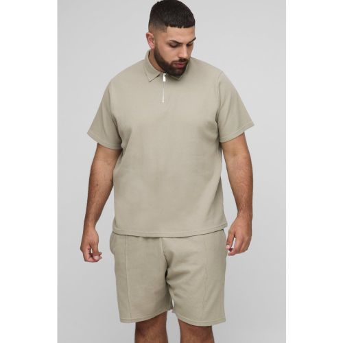 Grande taille - Ensemble avec polo et short - 2XL - Boohooman - Modalova