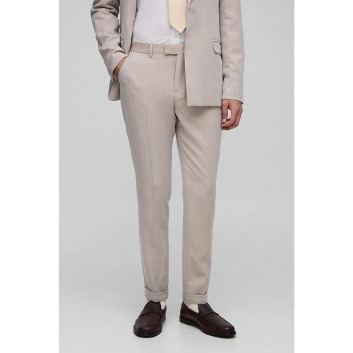Pantalon de costume skinny à chevrons - S - Boohooman - Modalova