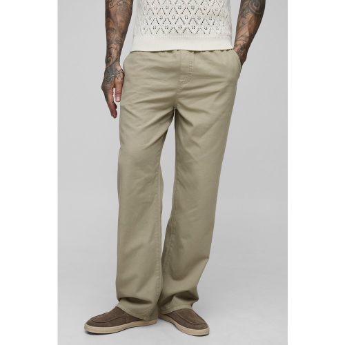 Tall Relaxed Fit Lightweight Chinos - 30 - Boohooman - Modalova