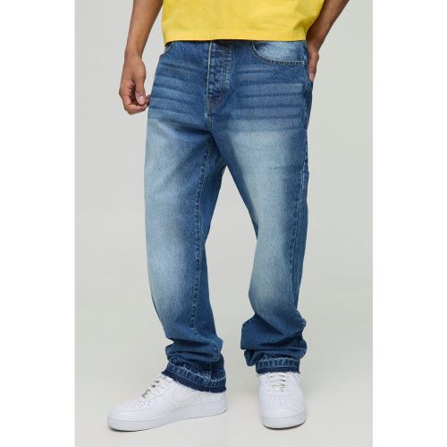 Jean droit délavé - 28R - Boohooman - Modalova