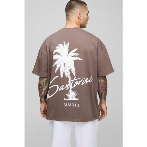 Ensemble oversize à imprimé palmier - S - Boohooman - Modalova