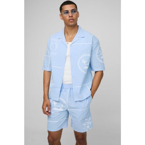 Ensemble oversize à imprimé western - S - Boohooman - Modalova
