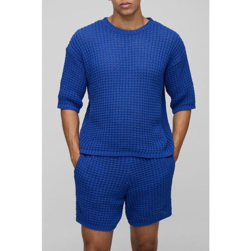 Ensemble à coutures apparentes avec short - S - Boohooman - Modalova