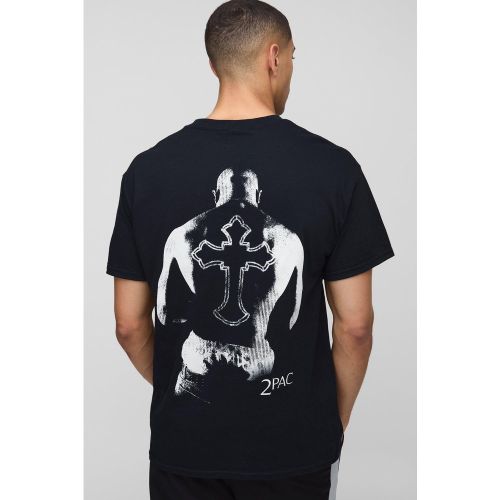 T-shirt oversize imprimé Tupac - S - Boohooman - Modalova
