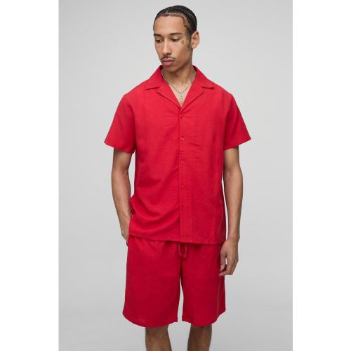 Ensemble avec chemise et short - S - Boohooman - Modalova