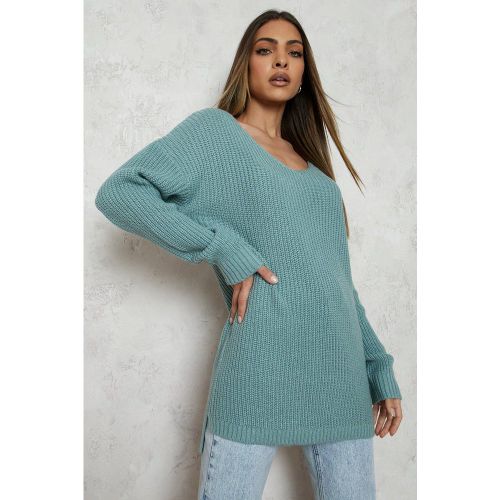 Pull Oversize À Col V - S - boohoo - Modalova