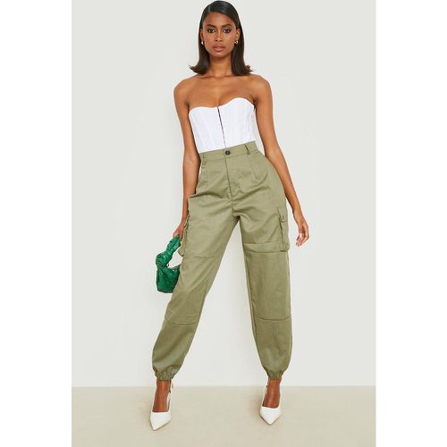 Pantalon Cargo Taille Haute - 40 - boohoo - Modalova