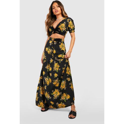 Ensemble Fleuri Avec Jupe Longue - 38 - boohoo - Modalova