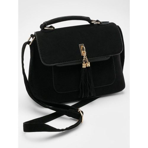 Sac À Bandoulière En Synthétique À Pompons - One Size - boohoo - Modalova