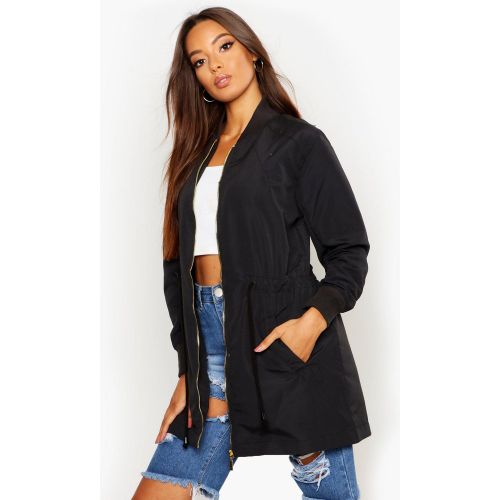 Bomber Long - Noir - Xs, Noir - boohoo - Modalova