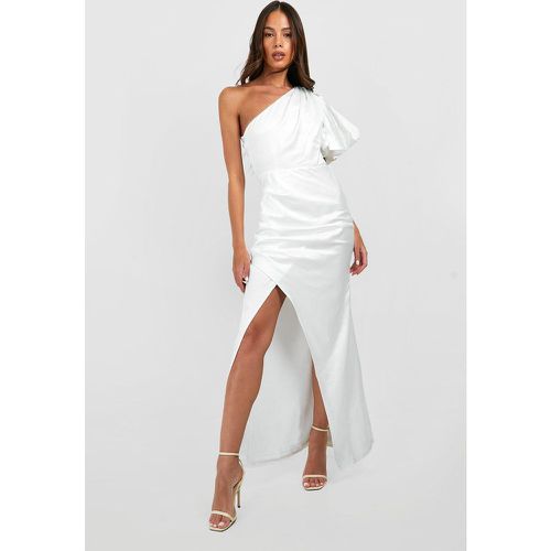 Robe Longue À Manche Unique Bouffante - 40 - boohoo - Modalova