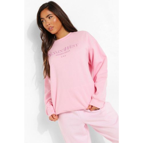 Sweat Oversize "Ye Saint West" - S - boohoo - Modalova