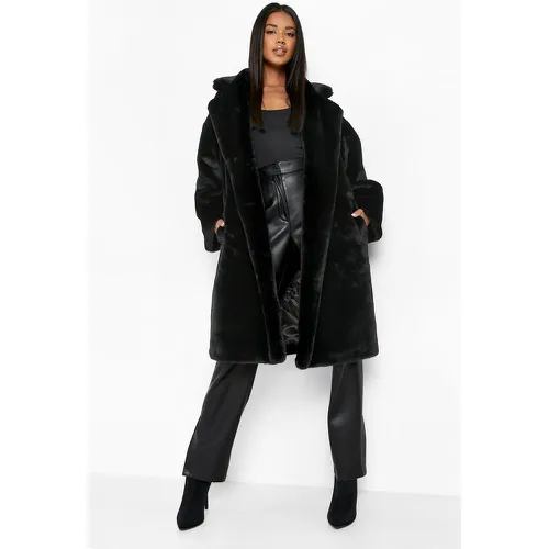 Manteau Oversize En Synthétique Premium - 40 - boohoo - Modalova