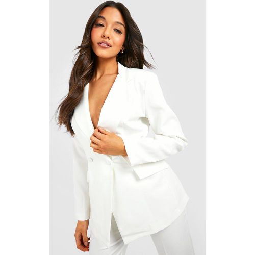 Blazer Ajusté À Décolleté Plongeant - 38 - boohoo - Modalova