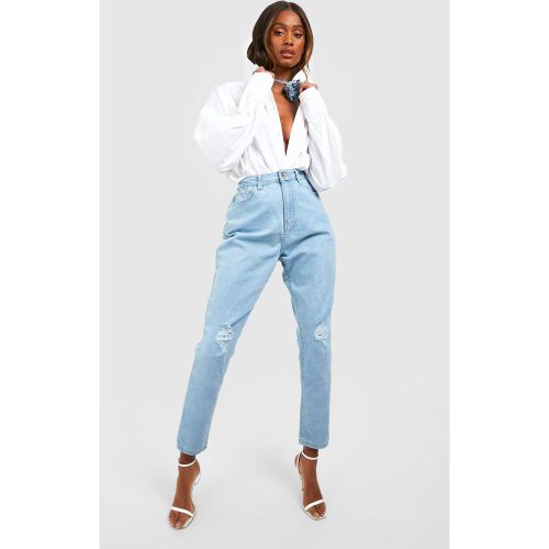 Jean Déchiré Taille Haute Coupe Skinny - 34 - boohoo - Modalova