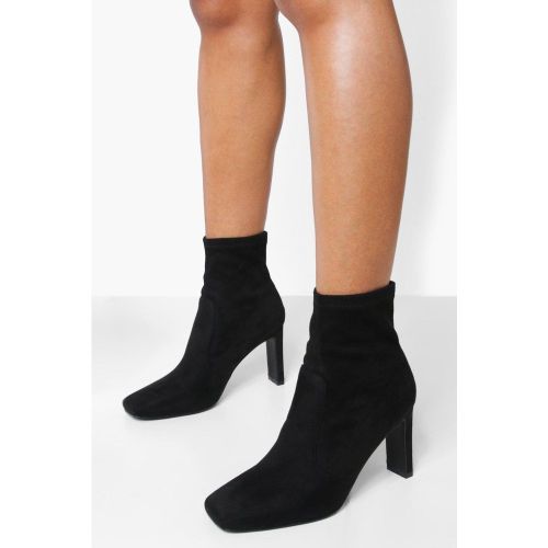 Bottines Chaussettes Carrées - 37 - boohoo - Modalova