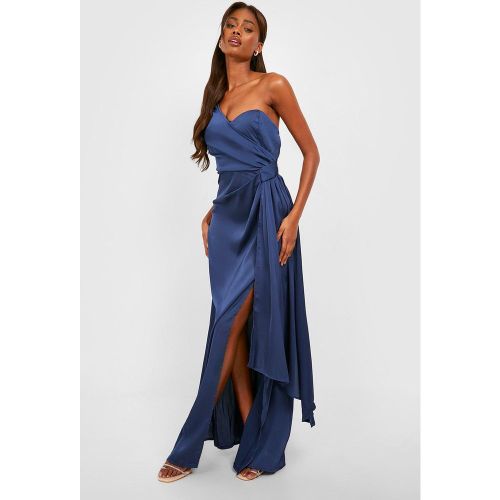 Robe Longue Pailletée À Épaule Dénudée - 36 - boohoo - Modalova