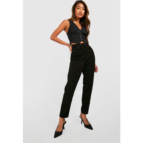 Jean Mom Taille Haute - 34 - boohoo - Modalova