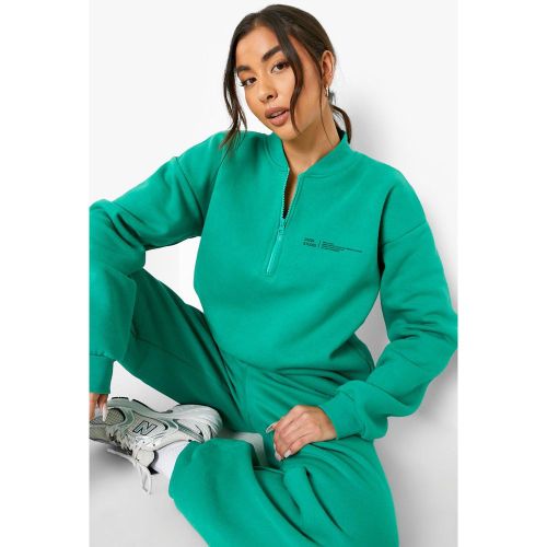 Sweat Zippé À Slogan Dsgn Studio - S - boohoo - Modalova