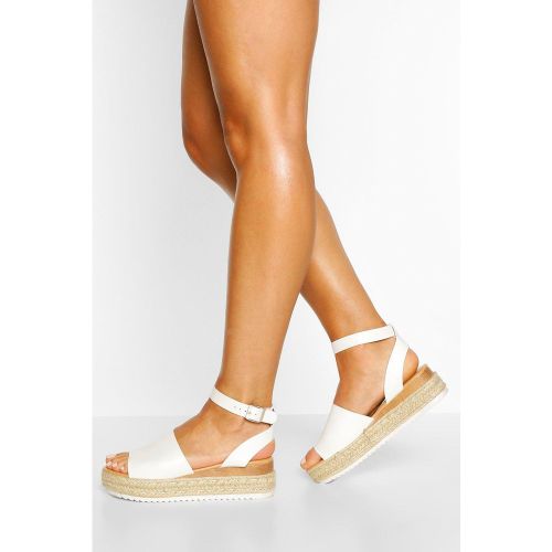 Espadrilles À Talon Compensé - 38 - boohoo - Modalova