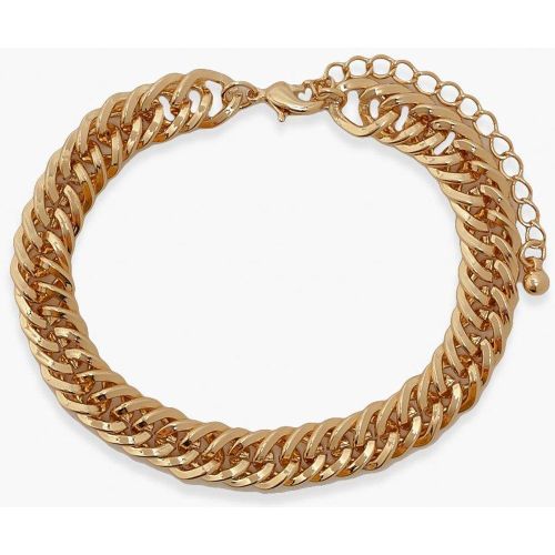 Bracelet Doré À Maillons Épais - One Size - boohoo - Modalova