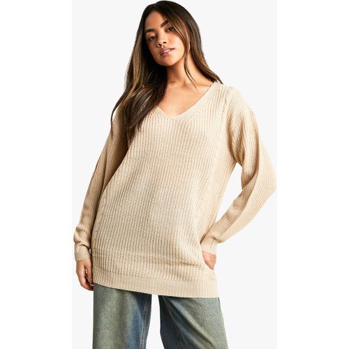 Pull Oversize En Maille Torsadée - / - S, / - boohoo - Modalova