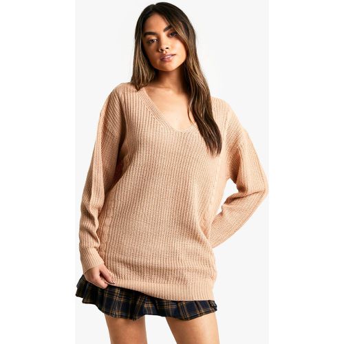 Pull Oversize En Maille Torsadée - S - boohoo - Modalova