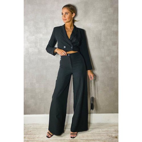 Pantalon De Costume Large À Taille Haute - 40 - boohoo - Modalova